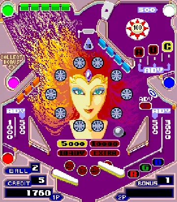 Pinball Action (set 2) screen shot game playing